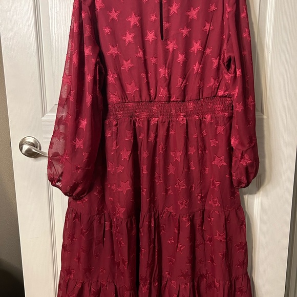 Torrid - Mini Clip Dot Chiffon Tiered Dress - Picture 3 of 4